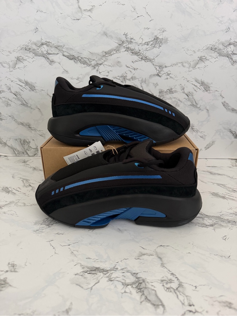 Adidas Mad IIInfinity Black Dark Marine Carbon Athletic Shoes JI0395 Men Size 7